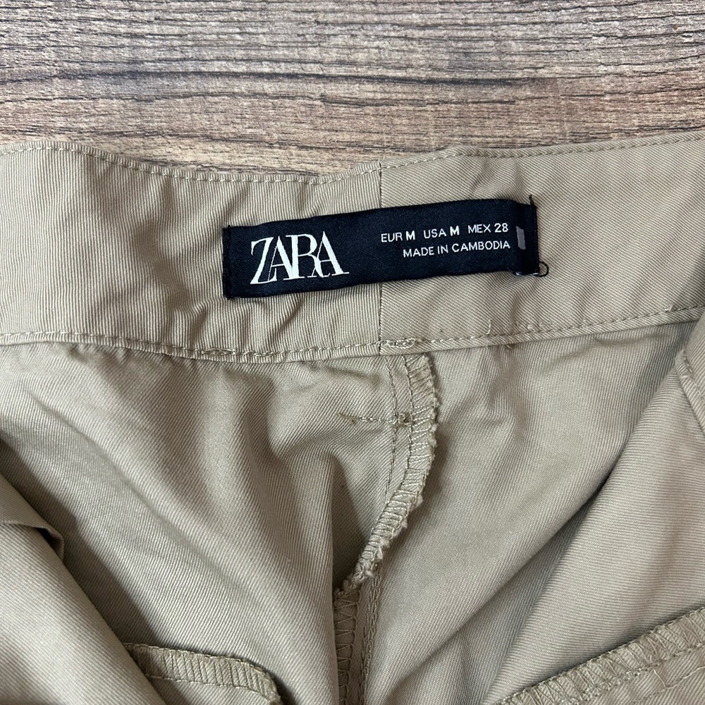 Zara Beige Casual Pants - Picture 2 of 7